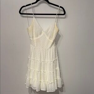 White Spaghetti Strap Dress